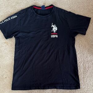 U.S. Polo Assn. Black Short Sleeve Tee
